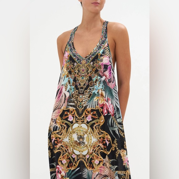 Camilla Child of the Wild V-Neck Racerback Maxi Dress NWT - Picture 4 of 8